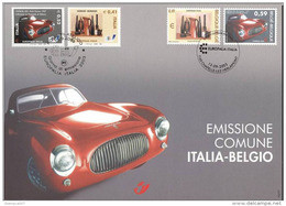 OCB Nr3205 + 3206 Herdenkingskaart 3205HK Italie Giorgio Morandi Pinin Farina - Storia Postale