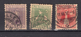 T2754 - SUISSE SWITZERLAND Yv N°154/56 Pro Juventute - Gebraucht