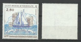 Saint Pierre Et Miquelon SPM N° 492 Dernier Bateau Saisi Lors De La Prohibition  Neuf * * B/TB Voir Scans Soldé  ! ! ! - Unused Stamps