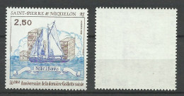 Saint Pierre Et Miquelon SPM N° 492 Dernier Bateau Saisi Lors De La Prohibition  Neuf * * B/TB Voir Scans Soldé  ! ! ! - Ongebruikt