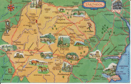 PC36099 Dartmoor Map. Salmon. 1978 - Wereld