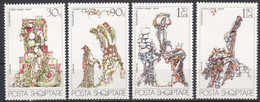 Albania 1991 Various Scenes From Legend MNH VF - Albanie