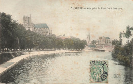 FRANCE - Auxerre - Vue Prise Du Pont Paul Bert (n 2) - Rivière - Vue Générale - Carte Postale Ancienne - Auxerre