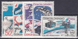 ** Tchécoslovaquie 1980 Mi 2558-62 (Yv 2386-90), (MNH)** - Unused Stamps