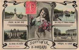 FRANCE - Souvenir D'Auxerre - Multi-vues De Différents Endroits à Auxerre  - Carte Postale Ancienne - Auxerre