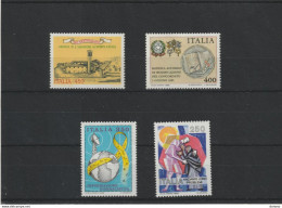 ITALIE 1985  Yvert 1637-1638 + 1668 + 1676 NEUF** MNH Cote : 5,30 Euros - 1981-90: Mint/hinged