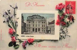 FRANCE - D'Auxerre - Auxerre - La Caisse D'Epargne - Je Vous Envoie Ces Fleurs - Carte Postale Ancienne - Auxerre