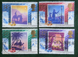 Natale Weihnachten Xmas Noel Kerst (Mi 1180-1183) 1988 Used Gebruikt Oblitere ENGLAND GRANDE-BRETAGNE GB GREAT BRITAIN - Used Stamps