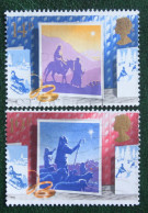 Natale Weihnachten Xmas Noel Kerst (Mi 1180-1181) 1988 Used Gebruikt Oblitere ENGLAND GRANDE-BRETAGNE GB GREAT BRITAIN - Gebraucht