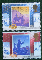 Natale Weihnachten Xmas Noel Kerst (Mi 1180-1181) 1988 Used Gebruikt Oblitere ENGLAND GRANDE-BRETAGNE GB GREAT BRITAIN - Oblitérés