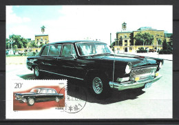 CHINE. N°3504 De 1996 Sur Carte Maximum. Voiture. - Voitures