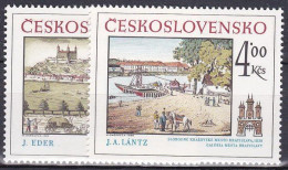 ** Tchécoslovaquie 1980 Mi 2586-7 (Yv 2412-3), (MNH)** - Unused Stamps