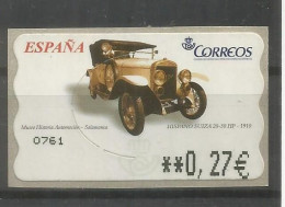 ESPAÑA ATM AUTOMOVIL CAR HISPANO SUIZA 1910 - Coches