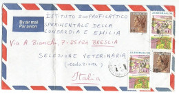 Somalia Registered  AirmailCV Mogadisgu 13dec1988 To Italy With 4 Stamps Rate Sh.So.162.80 - Somalia (1960-...)