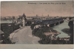 In 6 Languages Read A Story: Strasbourg. Les Ponts Du Rhin Près De Kehl Colorée | The Bridges Of The Rhine Near Colorful - Strasbourg