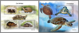 NIGER 2023 MNH Turtles Schildkröten M/S+S/S – OFFICIAL ISSUE – DHQ2413 - Tortues