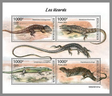 NIGER 2023 MNH Lizards Eidechsen M/S – OFFICIAL ISSUE – DHQ2413 - Otros & Sin Clasificación