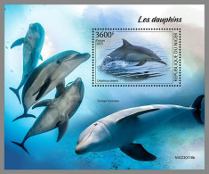 NIGER 2023 MNH Dolphins Delphine S/S – OFFICIAL ISSUE – DHQ2413 - Dolfijnen