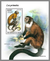 NIGER 2023 MNH Primaten Monkeys Affen S/S – OFFICIAL ISSUE – DHQ2413 - Scimmie
