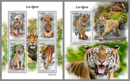 NIGER 2023 MNH Tigers Tiger M/S+S/S – OFFICIAL ISSUE – DHQ2413 - Felinos