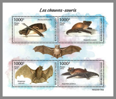 NIGER 2023 MNH Bats Fledermäuse M/S – OFFICIAL ISSUE – DHQ2413 - Pipistrelli