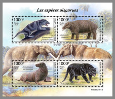 NIGER 2023 MNH Extinct Species Ausgestorbene Tiere M/S – OFFICIAL ISSUE – DHQ2413 - Préhistoriques