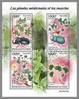 NIGER 2023 MNH Medical Plants Insects Heilpflanzen M/S – OFFICIAL ISSUE – DHQ2413 - Plantas Medicinales