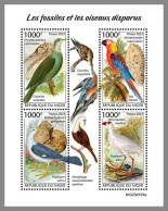 NIGER 2023 MNH Extinct Birds Fossils Ausgestorbene Vögel M/S – OFFICIAL ISSUE – DHQ2413 - Prehistóricos