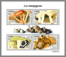 NIGER 2023 MNH Mushrooms Pilze M/S – OFFICIAL ISSUE – DHQ2413 - Mushrooms