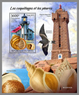 NIGER 2023 MNH Shells Muscheln Lighthouses Leuchttürme S/S – OFFICIAL ISSUE – DHQ2413 - Schelpen