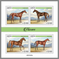 LIBERIA 2023 MNH Horses Pferde M/S – OFFICIAL ISSUE – DHQ2413 - Other & Unclassified