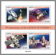 LIBERIA 2023 MNH Venera 5 Space Raumfahrt M/S – OFFICIAL ISSUE – DHQ2413 - Afrique