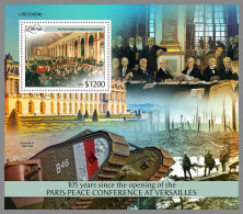 LIBERIA 2023 MNH WWI Peace Conference Of Versailles S/S – OFFICIAL ISSUE – DHQ2413 - Prima Guerra Mondiale