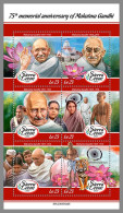 SIERRA LEONE 2023 MNH Mahatma Gandhi M/S – OFFICIAL ISSUE – DHQ2413 - Mahatma Gandhi