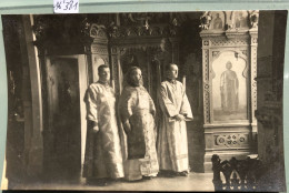 Wilno - Vilnius : 1917 Prêtres Orthodoxes à L'intérieur De L'église Du Saint-Esprit (16'381) - Lituanie