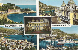*CPSM - MONACO - Souvenir De Monte-Carlo - Multivues - Multi-vues, Vues Panoramiques