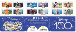 France 2023_Carnet De 12 Timbres Neuf** Non Plié DISNEY 100 - 100 Ans D'histoires à Partager. Sous Blister. - Other & Unclassified