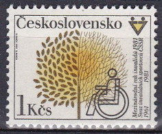 ** Tchécoslovaquie 1981 Mi 2597 (Yv 2422), (MNH)** - Unused Stamps