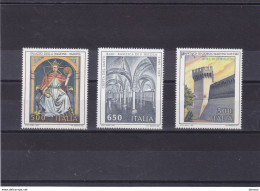 ITALIE 1989 PATRIMOINE ITALIEN Yvert 1805-1806 + 1825 NEUF** MNH Cote 5,25 Euros - 1981-90: Nieuw/plakker