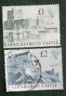 Castles High Values Windsor Edinburgh Mi 1174 1176 1988 Used Gebruikt Oblitere ENGLAND GRANDE-BRETAGNE GB GREAT BRITAIN - Usati