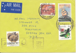 Australia Cover Sent Air Mail To Germany DDR 31-5-1984 Topic Stamps - Briefe U. Dokumente