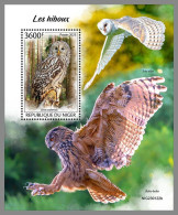 NIGER 2023 MNH Owls Eulen S/S – IMPERFORATED – DHQ2413 - Owls