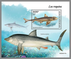 NIGER 2023 MNH Sharks Haie S/S – IMPERFORATED – DHQ2413 - Altri & Non Classificati