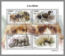 NIGER 2023 MNH Dogs Hunde M/S – IMPERFORATED – DHQ2413 - Chiens