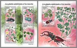 NIGER 2023 MNH Medical Plants Insects Heilpflanzen M/S+S/S – IMPERFORATED – DHQ2413 - Heilpflanzen