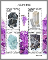 NIGER 2023 MNH Minerals Mineralien M/S – IMPERFORATED – DHQ2413 - Minerales