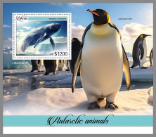 LIBERIA 2023 MNH Antarctic Animals Antarktische Tiere S/S – IMPERFORATED – DHQ2413 - Faune Antarctique