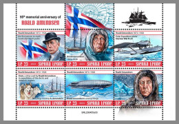 SIERRA LEONE 2023 MNH Roald Amundsen Explorer Polarforscher M/S – IMPERFORATED – DHQ2413 - Explorateurs & Célébrités Polaires
