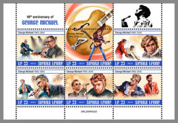 SIERRA LEONE 2023 MNH George Michael Music M/S – IMPERFORATED – DHQ2413 - Musik