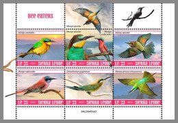 SIERRA LEONE 2023 MNH Bee-eaters Bienenfresser M/S – IMPERFORATED – DHQ2413 - Other & Unclassified